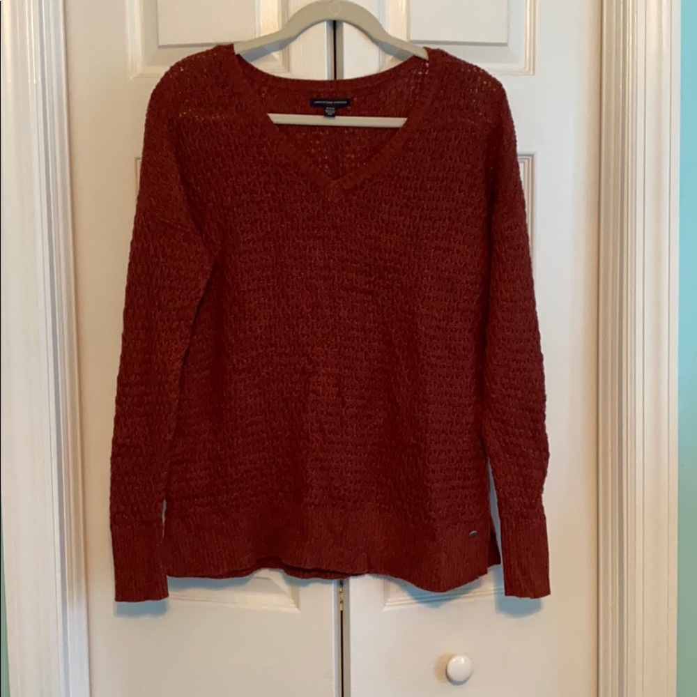 Red sweater